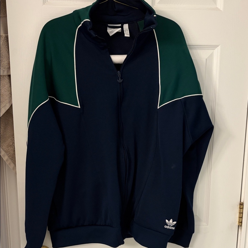 adidas Originals Navy and Green Jacket